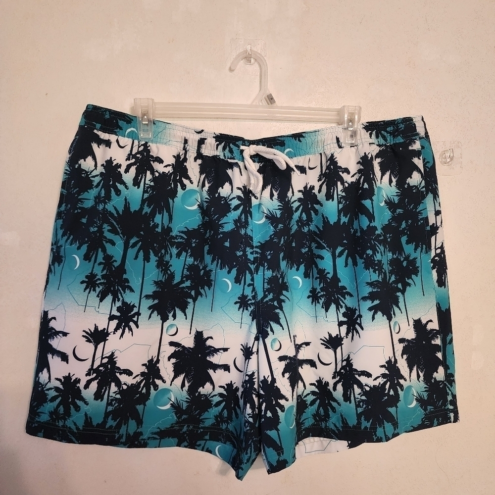 Magellan Fish Gear Water-Repellent Tropical Paradise  7" Shorts 3XL